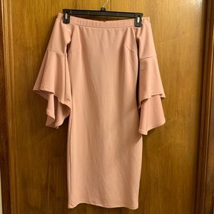 Light Pink Midi Dress